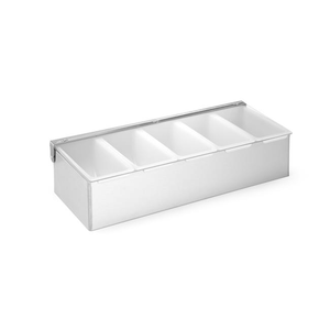 Pojemnik barmański, 5-częściowy, 375x140x90 mm | BAR UP, 552100