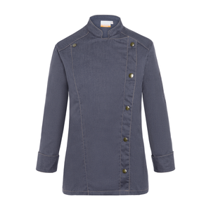 Bluza kucharska damska, rozmiar 44, ciemny jeans | KARLOWSKY, Jeans-Style