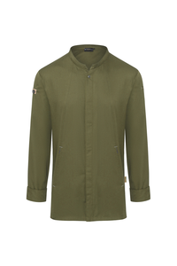 Bluza kucharska męska, rozmiar 46, zielony mech | KARLOWSKY, Green-Generation