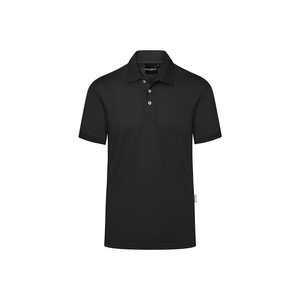 Koszulka męska typu polo, rozmiar L, czarna | KARLOWSKY, Modern-Flair