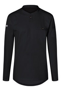 Bluza kucharska męska, rozmiar S, czarna | KARLOWSKY, Performance