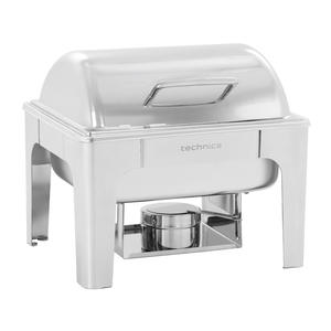 Podgrzewacz gastronomiczny uchylny GN 1/2, wysokopolerowany, 4 l, 365x345x320 mm | TECHNICA, Silver Line