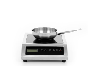 [Zestaw] Kuchenka indukcyjna nastawna 3,5 kW + Rondel do sosów 2 l o średnicy 200 mm ze stali nierdzewnej | TECHNICA, Platinum Line