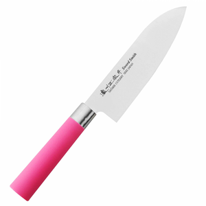 Nóż Santoku 170 mm | SATAKE, Macaron Pink