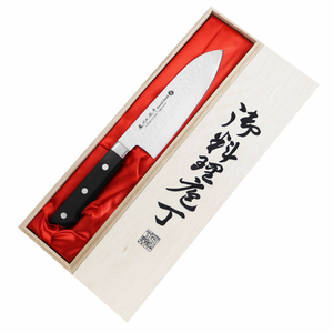 Nóż Santoku 170 mm w drewnianym pudełku | SATAKE, Noushu