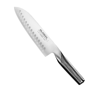 Nóż Santoku, żłobiony, 180 mm | GLOBAL, G-80