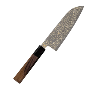 Nóż Santoku 180 mm | TAKESHI SAJI, RW Gold