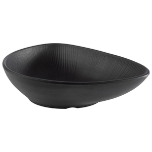 Miska z melaminy 0,6 l, 230x180 mm, czarna | APS, Nero