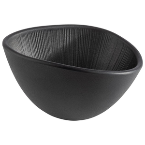 Miska z melaminy 0,3 l, 145x125 mm, czarna | APS, Nero