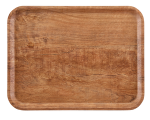 Taca prostokątna z poliestru, 360x460 mm, brązowa oliwka | CAMBRO, Madeira