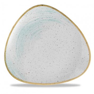 Talerz płytki trójkąty 265 mm | CHURCHILL, Stonecast Accents Duck Egg