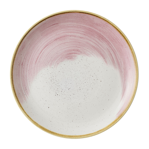 Talerz płytki coupe 288 mm | CHURCHILL, Stonecast Accents Petal Pink