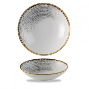 Miska coupe 182 mm, 0,426 l | CHURCHILL, Homespun Accents Jasper Grey
