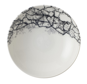 Miska coupe 182 mm, 0,426 l | CHURCHILL, Kintsugi Accents Quartz Black