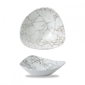 Miska trójkątna 235 mm, 0,6 l | CHURCHILL, Studio Prints Kintsugi Agate Grey