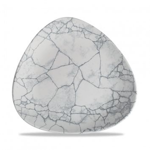 Talerz płytki trójkątny 229 mm | CHURCHILL, Studio Prints Kintsugi Pearl Grey