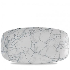 Półmisek prostokątny 355x189 mm | CHURCHILL, Studio Prints Kintsugi Pearl Grey