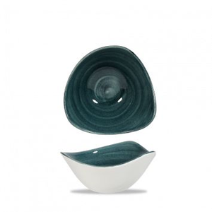 Miska trójkątna 153 mm, 0,26 l | CHURCHILL, Stonecast Patina Rustic Teal