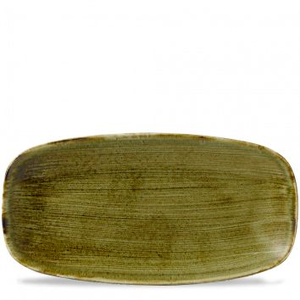Półmisek prostokątny 355x189 mm | CHURCHILL, Stonecast Plume Olive