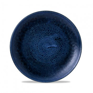 Talerz płytki coupe 288 mm | CHURCHILL, Stonecast Plume Ultramarine
