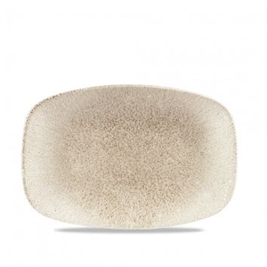 Półmisek prostokątny 237x157 mm | CHURCHILL, Raku Agate Grey