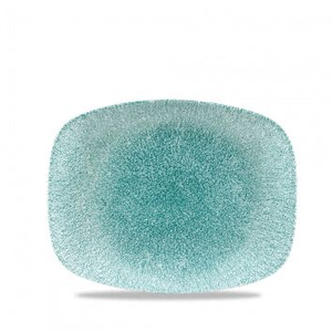Półmisek prostokątny 261x202 mm | CHURCHILL, Raku Jade Green