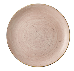 Talerz płytki coupe 288 mm | CHURCHILL, Stonecast Raw Terracotta