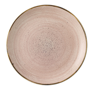 Talerz płytki coupe 217 mm | CHURCHILL, Stonecast Raw Terracotta