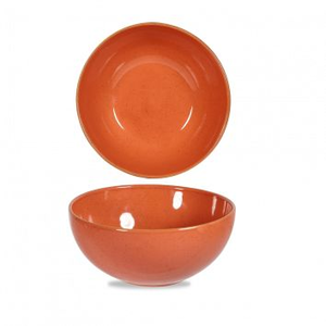 Miska okrągła do makaronu 183 mm, 1,075 l | CHURCHILL, Stonecast Spiced Orange