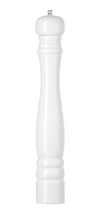Młynek drewniany do soli 415 mm, biały | HENDI, 469583