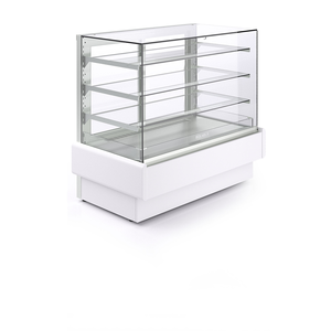 Witryna chłodnicza, cukiernicza ze stali nierdzewnej, 900x760x1290 mm | BOLARUS, Vertika C900