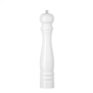 Młynek drewniany do soli 315 mm, biały | HENDI, 469590