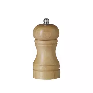 Młynek drewniany do pieprzu 113 mm, brązowy | HENDI, 469682