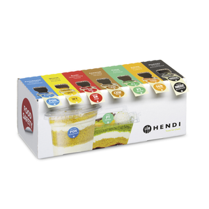 Zestaw etykiet jednorazowych z podajnikiem | HENDI, 850299