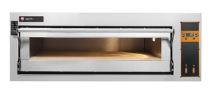 Piec do pizzy 1-komorowy modułowy, 6x pizza 400 mm, 10,2 kW, 1130x1400x410 mm | RESTO QUALITY, Bake D