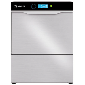 Zmywarka do szkła i talerzy z dozownikiem płynu myjącego i nabłyszczającego, kosz: 500x500 mm, 585x610x815 mm | KRUPPS, Elitech Line