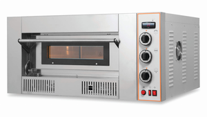 Piec do pizzy 1-komorowy, 9x pizza 300 mm, 27 kW, 1300x1140x475 mm | RESTO QUALITY, Gasr