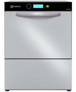 Zmywarka do szkła i talerzy z dozownikiem płynu myjącego i nabłyszczającego, kosz: 500x600 mm, 585x715x865 mm | KRUPPS, Koral Line