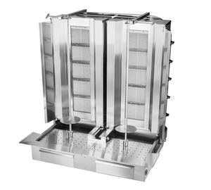 Gyros, kebab gazowy, dwie strefy grzewcze, wsad 160 kg, 32,5 kW, 1000x715x1230 mm | RESTO QUALITY, KLG