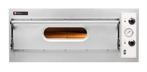 Piec do pizzy 1-komorowy, 4x pizza 330 mm, 5 kW, 930x810x400 mm | RESTO QUALITY, ONE