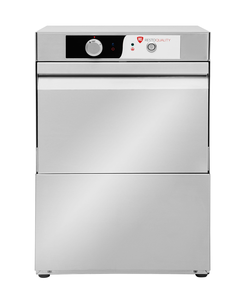 Zmywarka do szkła z dozownikiem płynu myjącego i nabłyszczającego, kosz: 350x350 mm, 430x480x660 mm | RESTO QUALITY, RQ350D