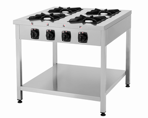 Kuchnia gazowa 4-palnikowa, 900x900x850 mm, 28 kW | RESTO QUALITY, RQ403559
