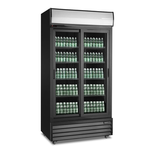 Szafa chłodnicza 2-drzwiowa, 780 l, 0,5 kW, 1030x700x2020 mm, czarna | RESTO QUALITY, RQ801SL-Black