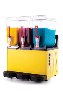 Granitor do sorbetów 3x 12 l, żółty | RESTO QUALITY, Slush