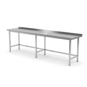 Stół przyścienny bez półki, spawany, 2100x700x850 mm | TECHNICA, 1032170