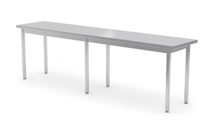 Stół centralny bez półki, spawany, 2700x800x850 mm | TECHNICA, 1112780