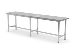 Stół centralny bez półki, spawany, 2300x800x850 mm | TECHNICA, 1122380