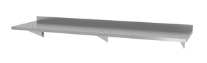 Półka wisząca na konsolach, perforowana 1800x300 mm | TECHNICA, 3833PE1830