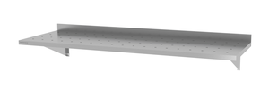 Półka wisząca na konsolach, perforowana 1500x300 mm | TECHNICA, 383PE1530