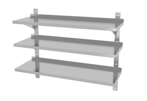 Półka wisząca przestawna potrójna 1100x300x875 mm | TECHNICA, 3861130